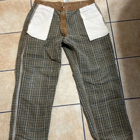 CARHARTT CANVAS DUCK FABRIC WITH FLANNEL LINING GOOD CONDITION, MENS 42x32 - Picture 5 of 9